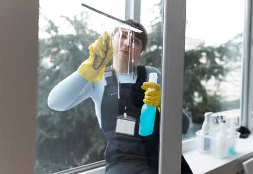 Nettoyage de vitres intérieures et extérieures à Bricon